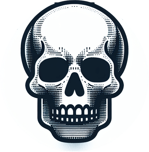 an icon of a skull