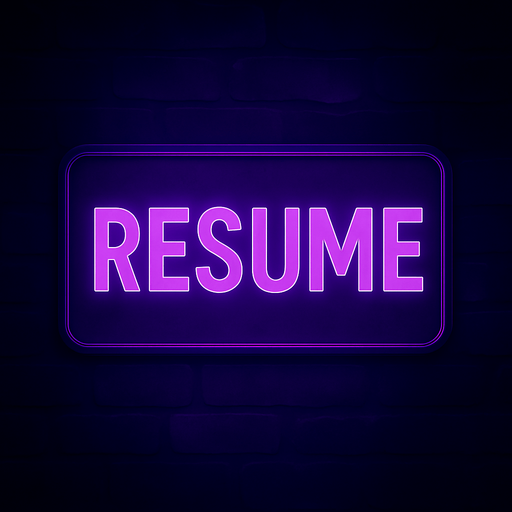 write RESUME