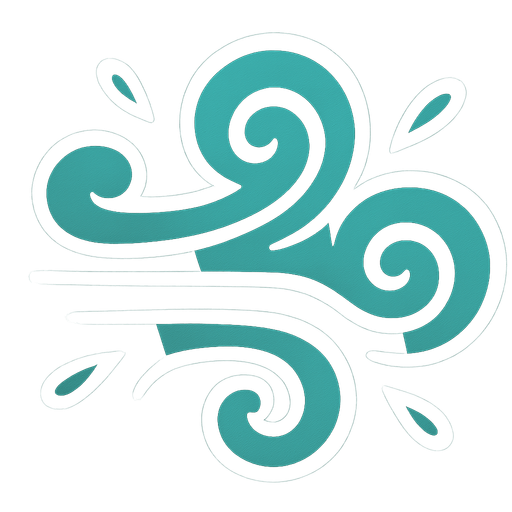 A wind symbol