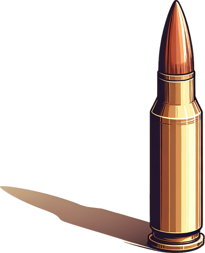 silah mermisi animasyon.
Single Game Texture.  In-Game asset.  2d.  Blank background.  High contrast.  No shadows