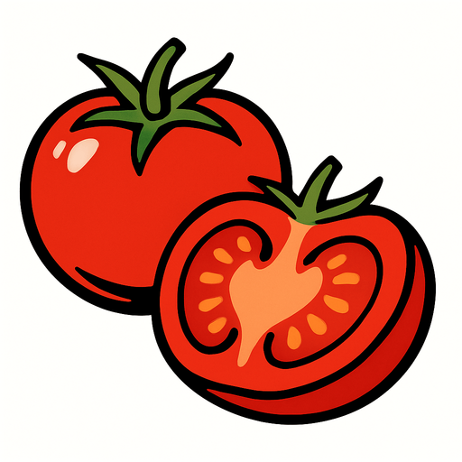 domates.
In-Game asset.  2d.  High contrast.  No shadows