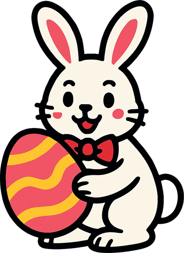 EASTER BUNNY.
In-Game asset.  2d.  High contrast.  No shadows