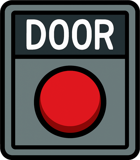 among us doorButton.
In-Game asset.  2d.  High contrast.  No shadows