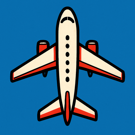 Make a bird's eye view airplane..
In-Game asset.  2d.  High contrast.  No shadows
