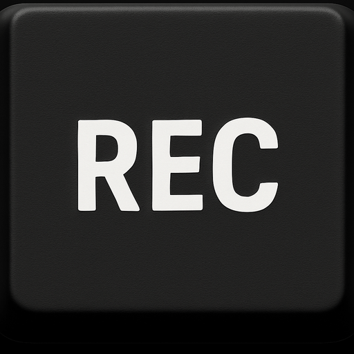 REPLACE ARROW WITH WHITE REC text