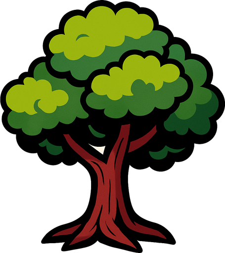 Ağac.
In-Game asset.  2d.  High contrast.  No shadows