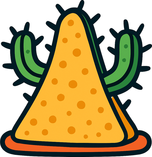 tatlı üçgen engeller kaktüs gibi.
In-Game asset.  2d.  High contrast.  No shadows