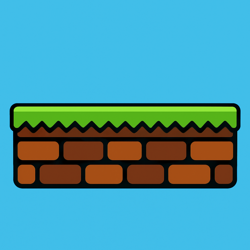 a block with 600x100.
In-Game asset.  2d.  High contrast.  No shadows