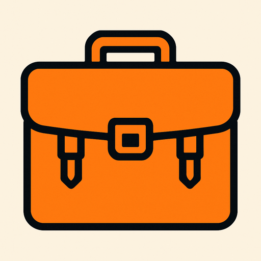 briefcase.
In-Game asset.  2d.  High contrast.  No shadows