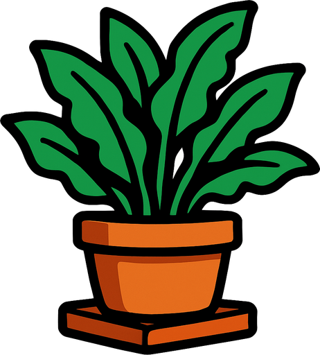 plantDecoration.
In-Game asset.  2d.  High contrast.  No shadows