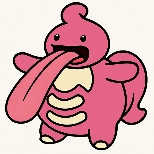 Lickilicky.
In-Game asset.  2d.  High contrast.  No shadows