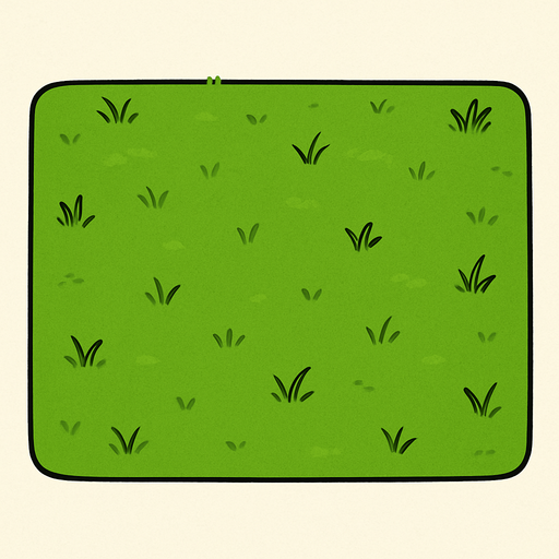 düz çimen resmi çoz az otlu  olsun
In-Game asset.  2d.  High contrast.  No shadows