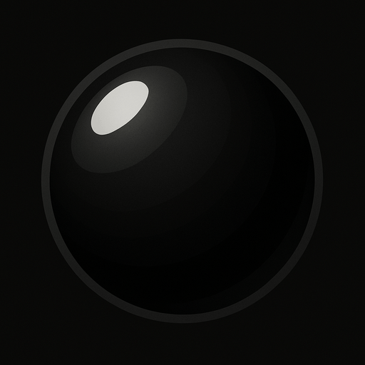 black dark lighting orb ball
In-Game asset.  2d.  High contrast.  No shadows