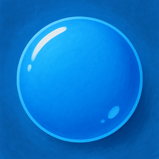 Blue bubble