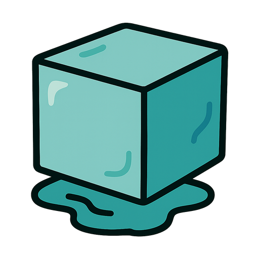 Un cubo de hielo