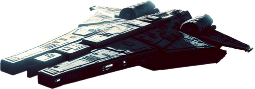 космический корабль летящий вперед сквозь космос.
Single Game Texture. In-Game asset. 2d. Blank background. High contrast. No shadows.