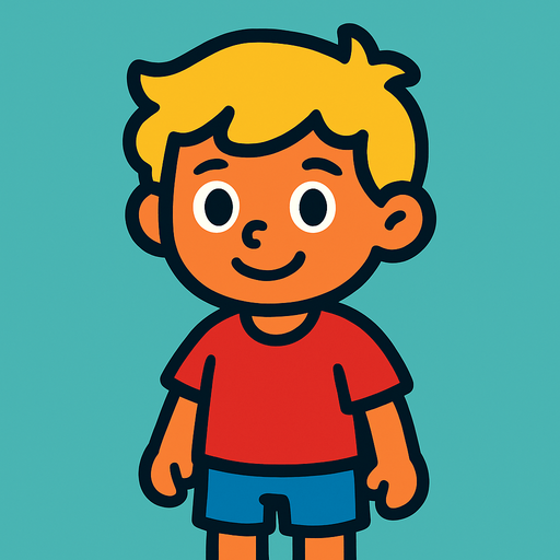 child.
In-Game asset.  2d.  High contrast.  No shadows