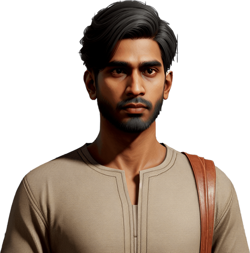 Human.
Single Game Texture. In-Game asset. 2d. Blank background. High contrast. No shadows.