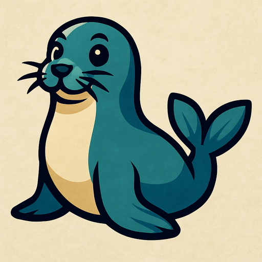 Seal.
In-Game asset.  2d.  High contrast.  No shadows