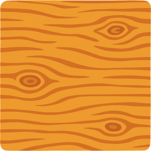 Make a 2D top down flat image of oak wood.
In-Game asset.  2d.  High contrast.  No shadows