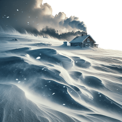Drifting snow