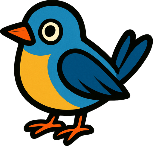 bird.
In-Game asset.  2d.  High contrast.  No shadows