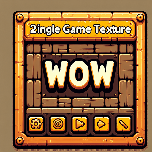 Single Game Texture. In-Game asset. 2d. Blank background. High contrast. No shadows. board panel. WOW text