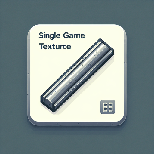 Metal bar.
Single Game Texture.  In-Game asset.  2d.  Blank background.  High contrast.  No shadows
