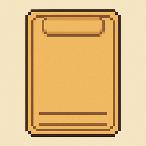 Make empty pixel art game card. #f3d296 color.
In-Game asset.  2d.  High quality.  No shadows
