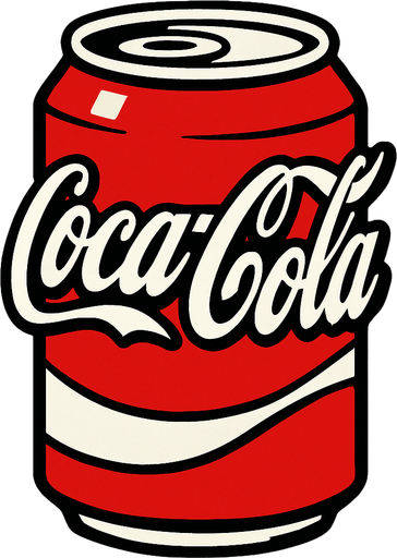 Coca Cola.
In-Game asset.  2d.  High contrast.  No shadows