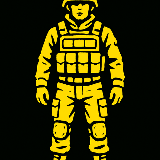 soldier without weopen.
In-Game asset.  2d.  High contrast.  No shadows