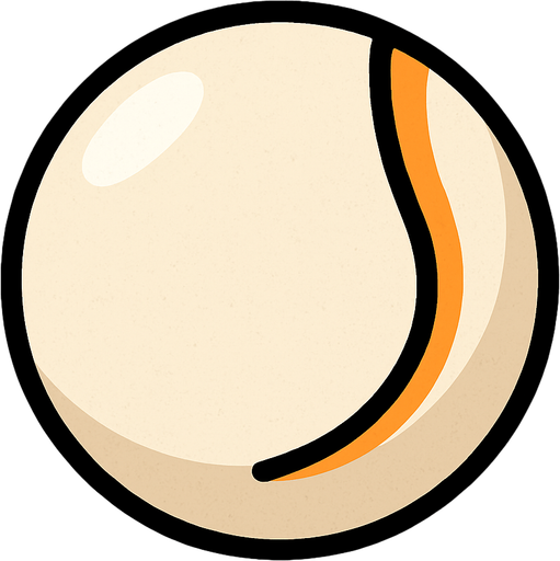 Pinpon ball.
In-Game asset.  2d.  High contrast.  No shadows
