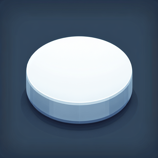 create a flat, round, white counter.
Single Game Texture. In-Game asset. 2d. Blank background. High contrast. No shadows.