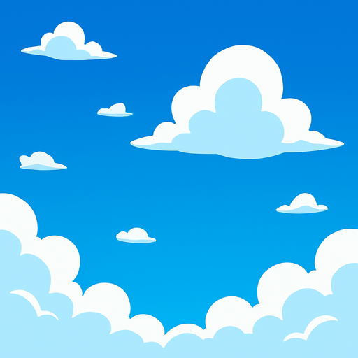 sky.
In-Game asset.  2d.  High contrast.  No shadows