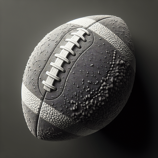 football ball Single Game Texture. In-Game asset. 2d. Blank background. High contrast. No shadows.