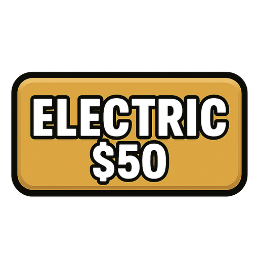 Make button gold and say electric $50