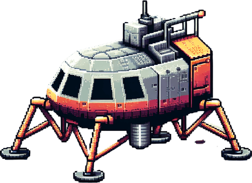 8-bit. Lunar Lander. 2d. various options per image. Single Game Texture. In-Game asset. 2d. Blank background. High contrast. No shadows..
Single Game Texture. In-Game asset. 2d. Blank background. High contrast. No shadows.