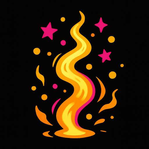 Magic.
In-Game asset.  2d.  High contrast.  No shadows
