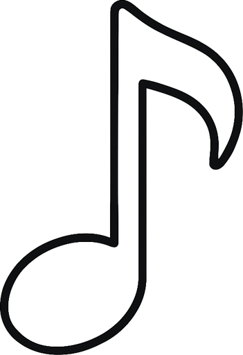 beyaz 1 nota arka planı olmasın sade olsun 2d..
In-Game asset.  High contrast.  No shadows
BEYAZ OLCAK SİYAH DEĞİL