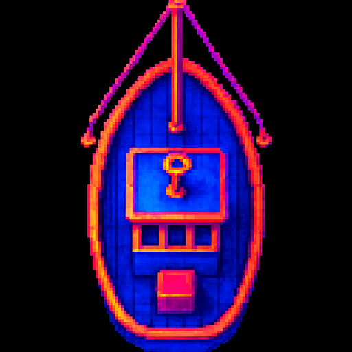 This boat, same perspective, boat facing down.