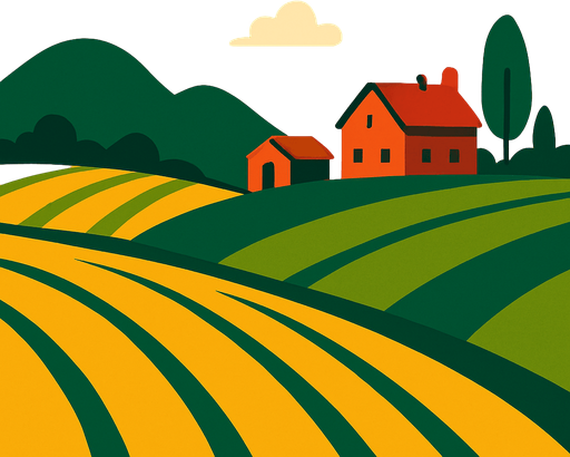 Fond d'écran campagne.
In-Game asset.  2d.  High contrast.  No shadows