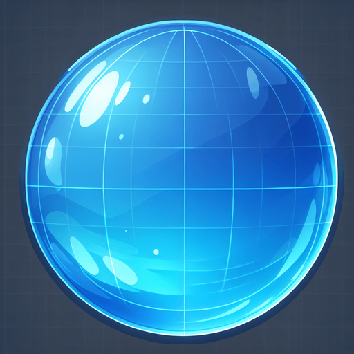 A blue transparent dome type shield. Simple graphics. Low details.
Single Game Texture. In-Game asset. 2d. Blank background. High contrast. No shadows.
