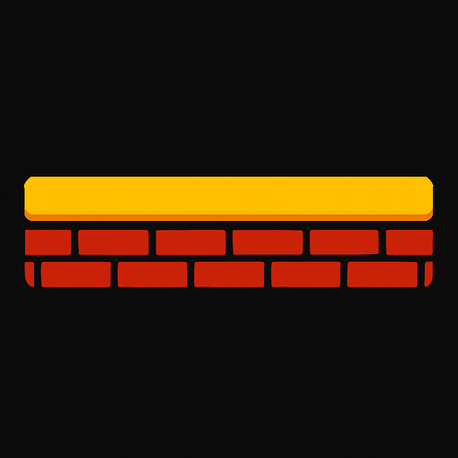 a block with 600x100.
In-Game asset.  2d.  High contrast.  No shadows