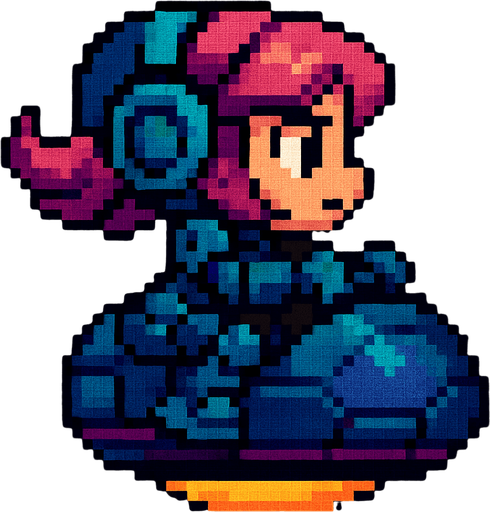 Make it pixel art style