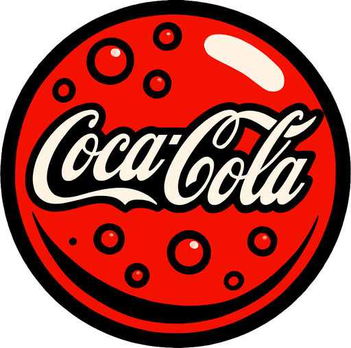 Coca cola bubble ball.
In-Game asset.  2d.  High contrast.  No shadows