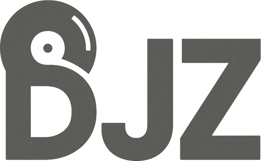 simple grey colored DJZ logo