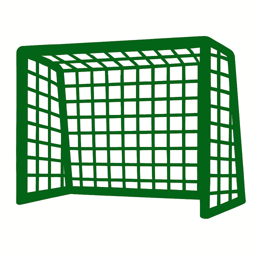 Football goal.
In-Game asset.  2d.  High contrast.  No shadows