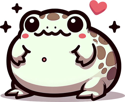 cartoon cute fat toad
Single Game Texture. In-Game asset. 2d. Blank background. High contrast. No shadows.