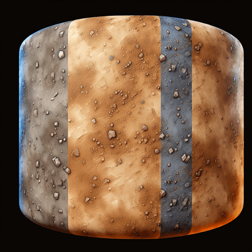 Dirt Texture.
Single Game Texture.  In-Game asset.  2d.  Blank background.  High contrast.  No shadows