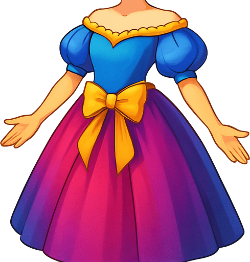 colorful and diffrerent princes style